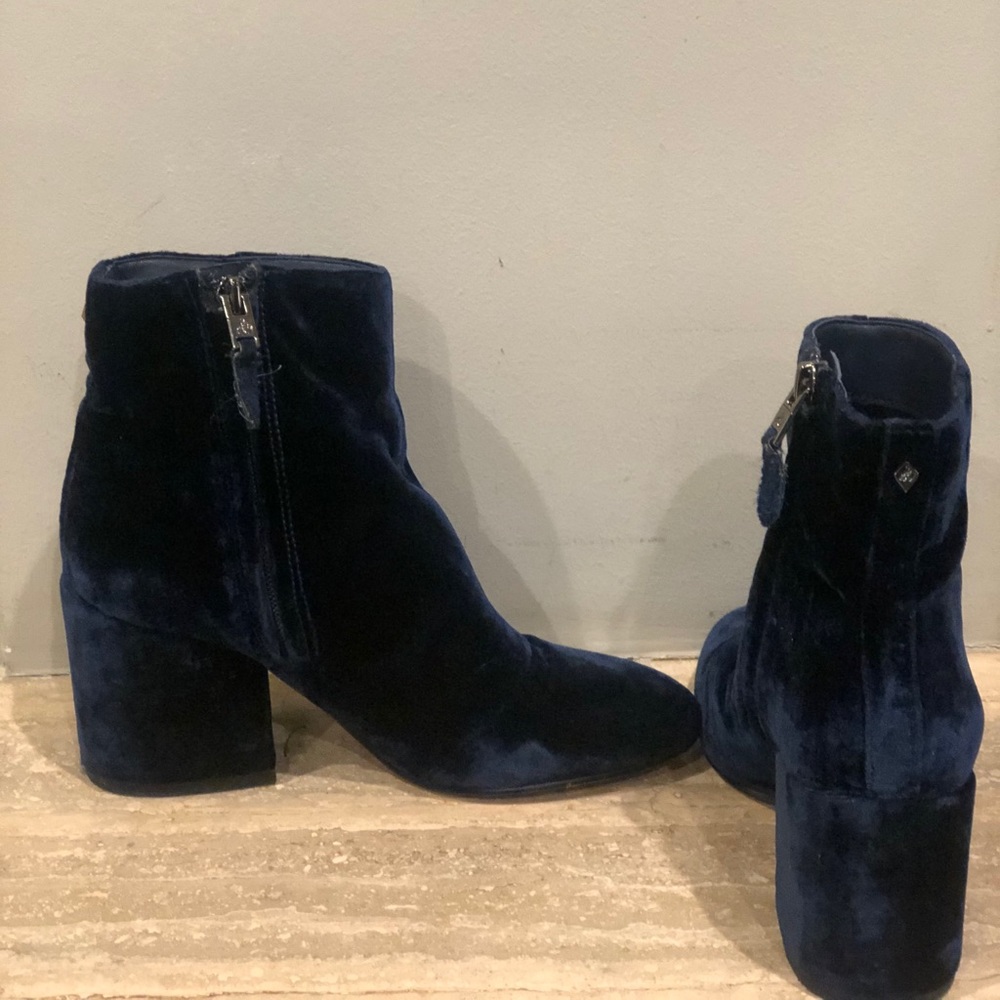 Sam Edelman velvet booties